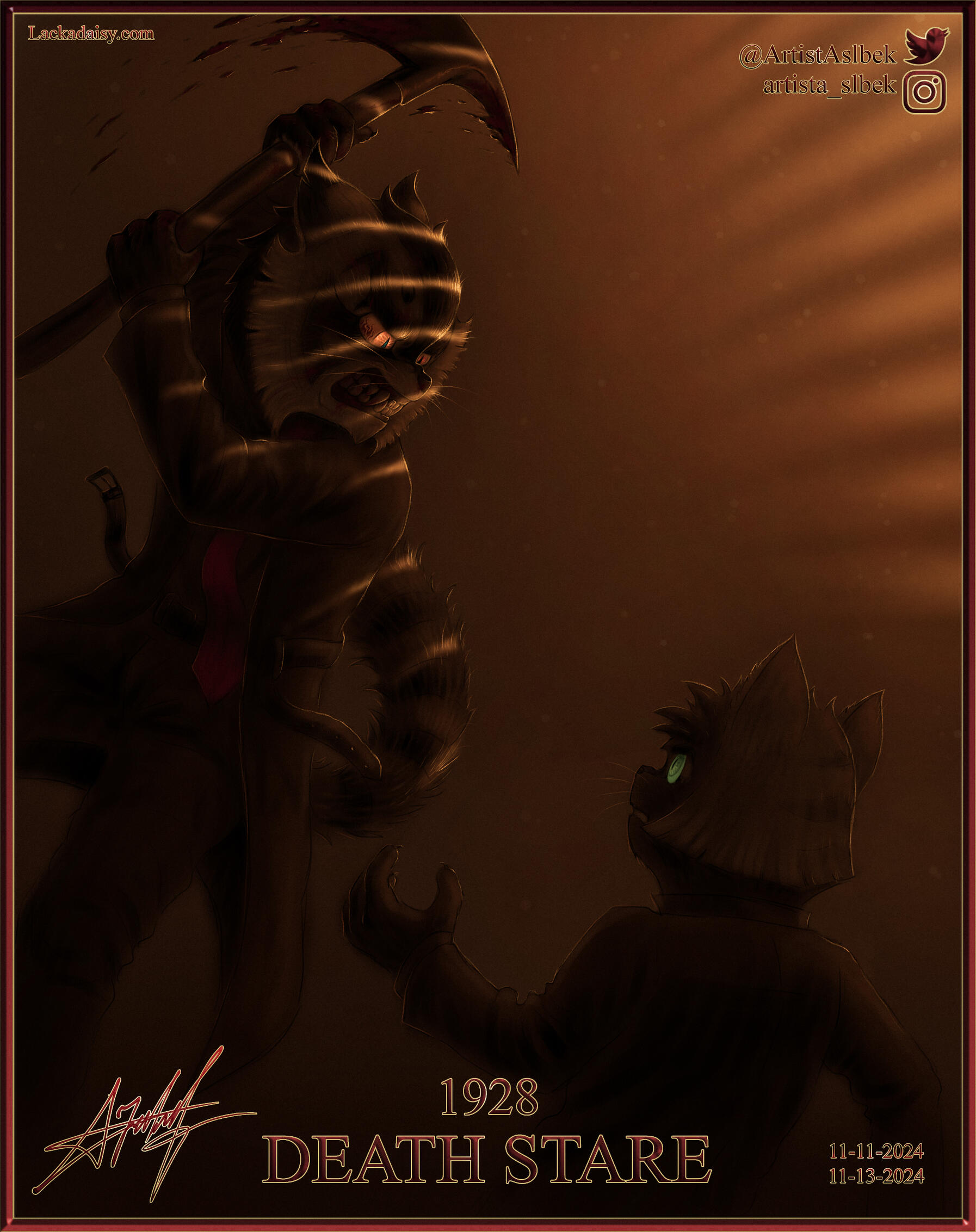 Lackadaisy Death Stare 1928 @ArtistAslbek