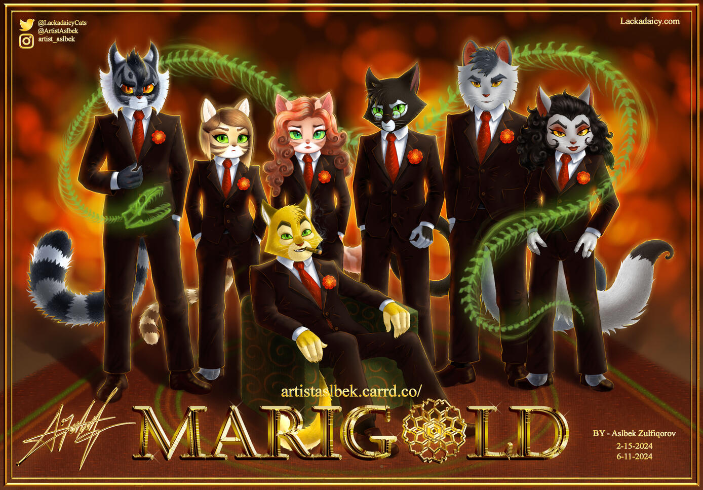 Lackadaisy MARIGOLD GANG @ArtistAslbek Lackadaisy MARIGOLD GANG @ArtistAslbek