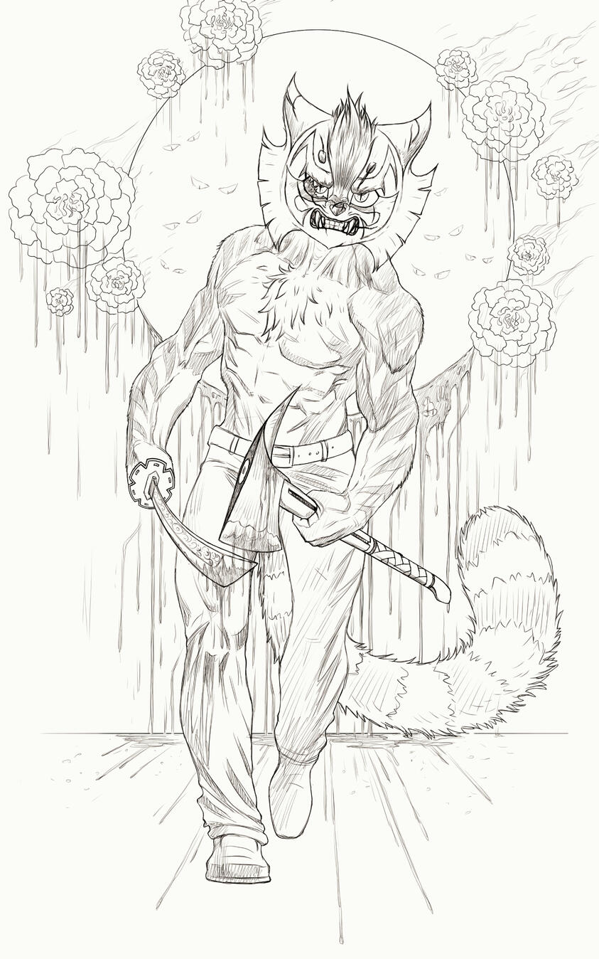 Lackadaisy Annihilator Marcus McMurray Marigold Warrior Sketch @ArtistAslbek Lackadaisy Annihilator Marcus McMurray Marigold Warrior Sketch @ArtistAslbek